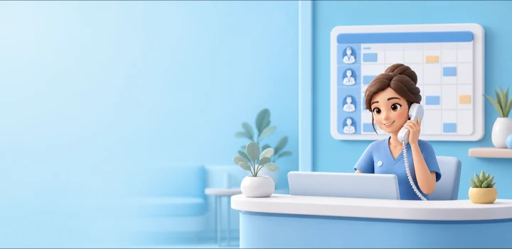 medical office front desk scheduling